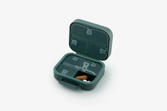 GoBox mini, tamsiai žalia